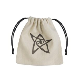 Q-Workshop    Call of Cthulhu Beige & black Dice Bag - BCTH101 - 5907699490479