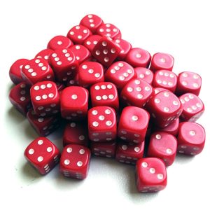 TTCombat    Dice: Red (12mm) - KDDO02 - 5060570131516