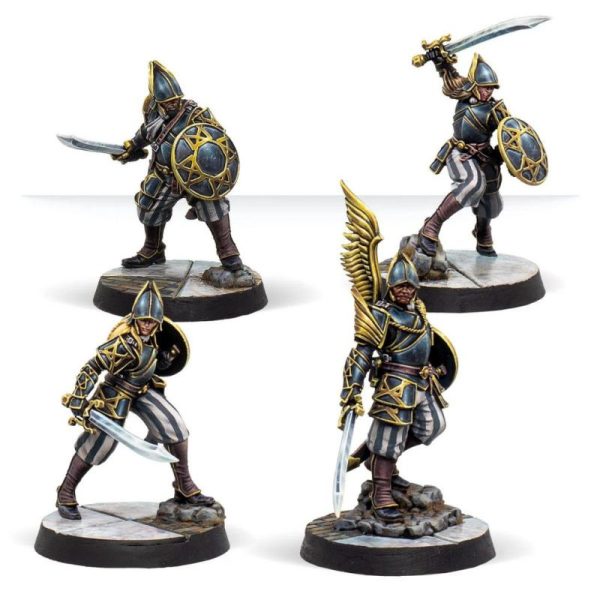 Corvus Belli Infinity   Black Legion Bucklermen - WW02004-0015 -