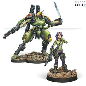 Corvus Belli Infinity   Scarface & Cordelia, Mercenary Armoured Team - 280710-0365 - 2807100003652