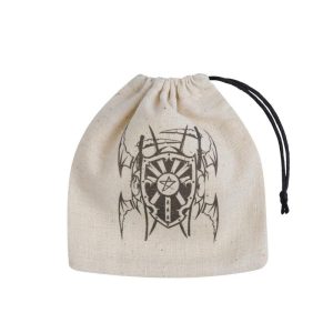 Q-Workshop    Vampire Beige & black Basic Dice Bag - BVAM141 - 5907699493401