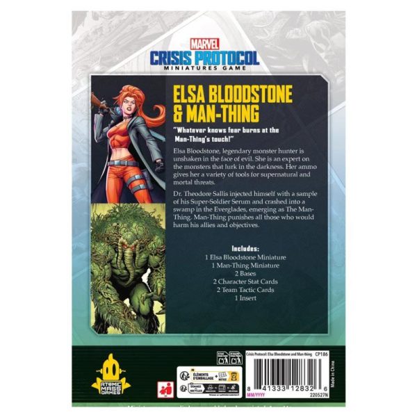 Atomic Mass Marvel Crisis Protocol   Marvel Crisis Protocol: Elsa Bloodstone & Man-Thing - AMGCP186 -