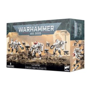 Games Workshop Warhammer 40,000   T'au Empire: XV8 Crisis Battlesuit Team - 99120113072 - 5011921169931