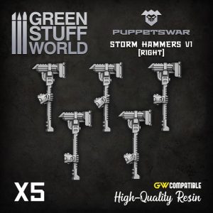 Green Stuff World    Storm Hammers - Right - 5904873422035ES - 5904873422035