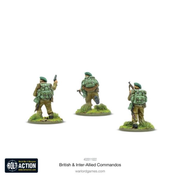 Warlord Games Bolt Action   British & Inter-Allied Commandos Plastic Box Set - 402011022 - 5060917992299