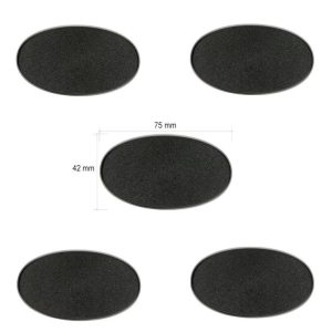 Games Workshop (Direct)    Citadel 75x42mm Oval Bases - 99079999007 - 5011921064670