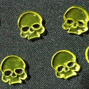 TTCombat    Yellow Skulls (Translucent) - TTCM03 - 5060504044455