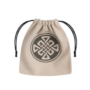 Q-Workshop    Celtic Beige & black Dice Bag - BCEL101 - 5907814951861