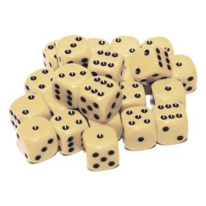 TTCombat    Dice: Ivory (12mm) - KDDO11 - 5060570131608