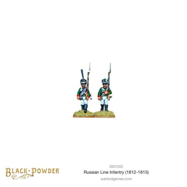 Warlord Games The Napoleonic Wars   Late Russian Line Infantry 1812-1815 - 302012202 - 5060572509948