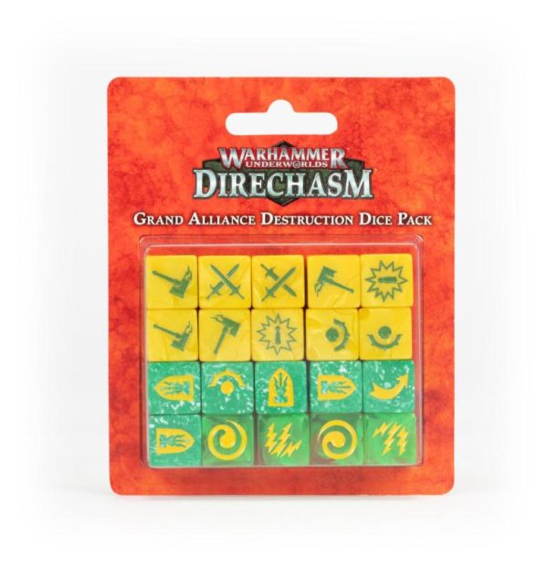 Games Workshop Warhammer Underworlds   Warhammer Underworlds: Grand Alliance Destruction Dice Set - 99220799018 - 5011921157709