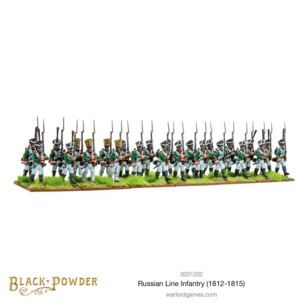 Warlord Games The Napoleonic Wars   Late Russian Line Infantry 1812-1815 - 302012202 - 5060572509948