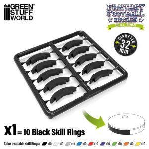 Green Stuff World    Skill Ring 32mm Black - 8435646523927ES - 8435646523927