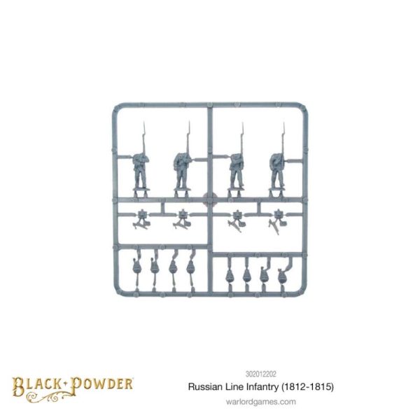 Warlord Games The Napoleonic Wars   Late Russian Line Infantry 1812-1815 - 302012202 - 5060572509948