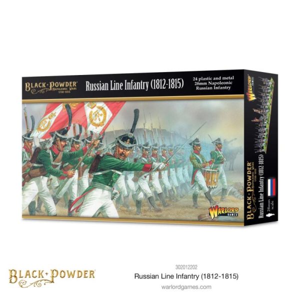 Warlord Games The Napoleonic Wars   Late Russian Line Infantry 1812-1815 - 302012202 - 5060572509948